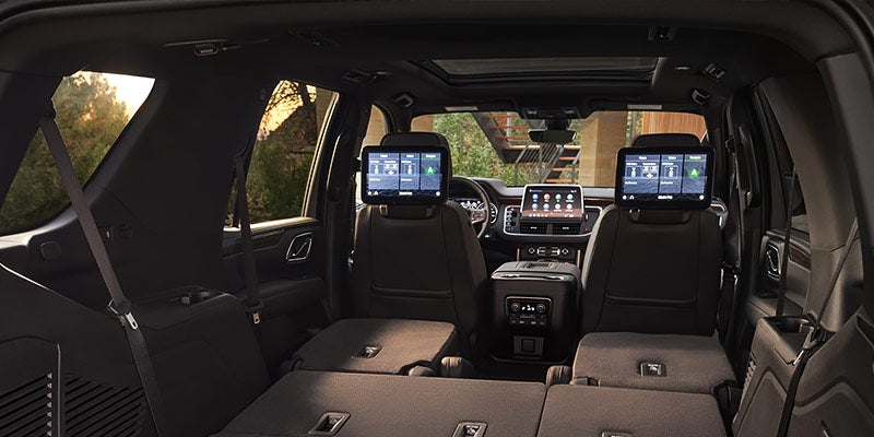 2021 Chevrolet Tahoe Interior with seats folded down