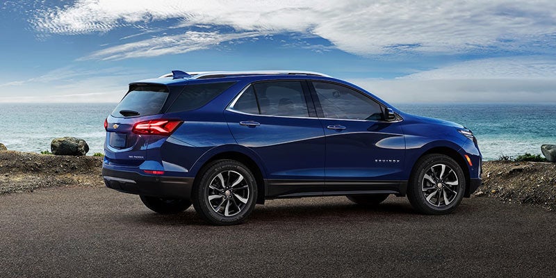 2022 Chevrolet Equinox parked on oceanfront