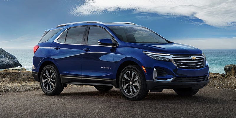 2022 Chevrolet Equinox parked on oceanfront