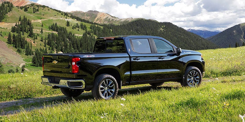 2022 Chevrolet Silverado 1500 Rear Hero in mountainscape