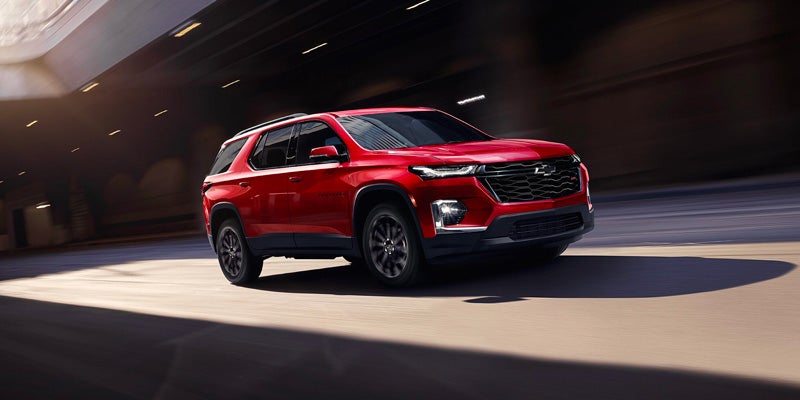 2023 Chevrolet Traverse Driving down highway