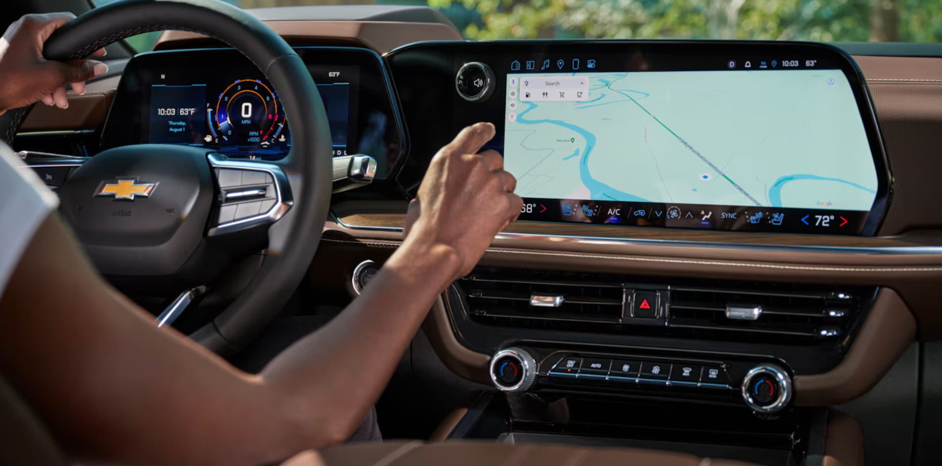 Dashboard of 2026 Chevy Tahoe for sale in Granbury, TX